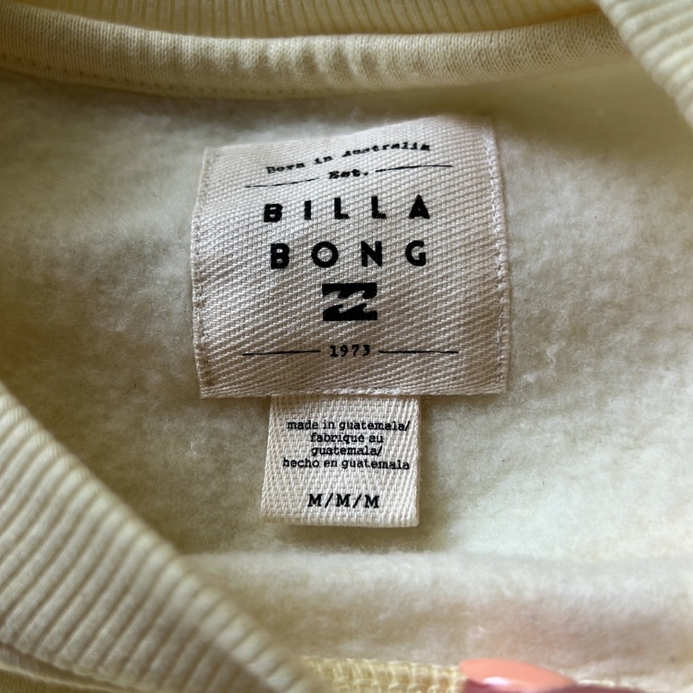 Yellow billabong sweatshirt never worn - Picture 4 of 4